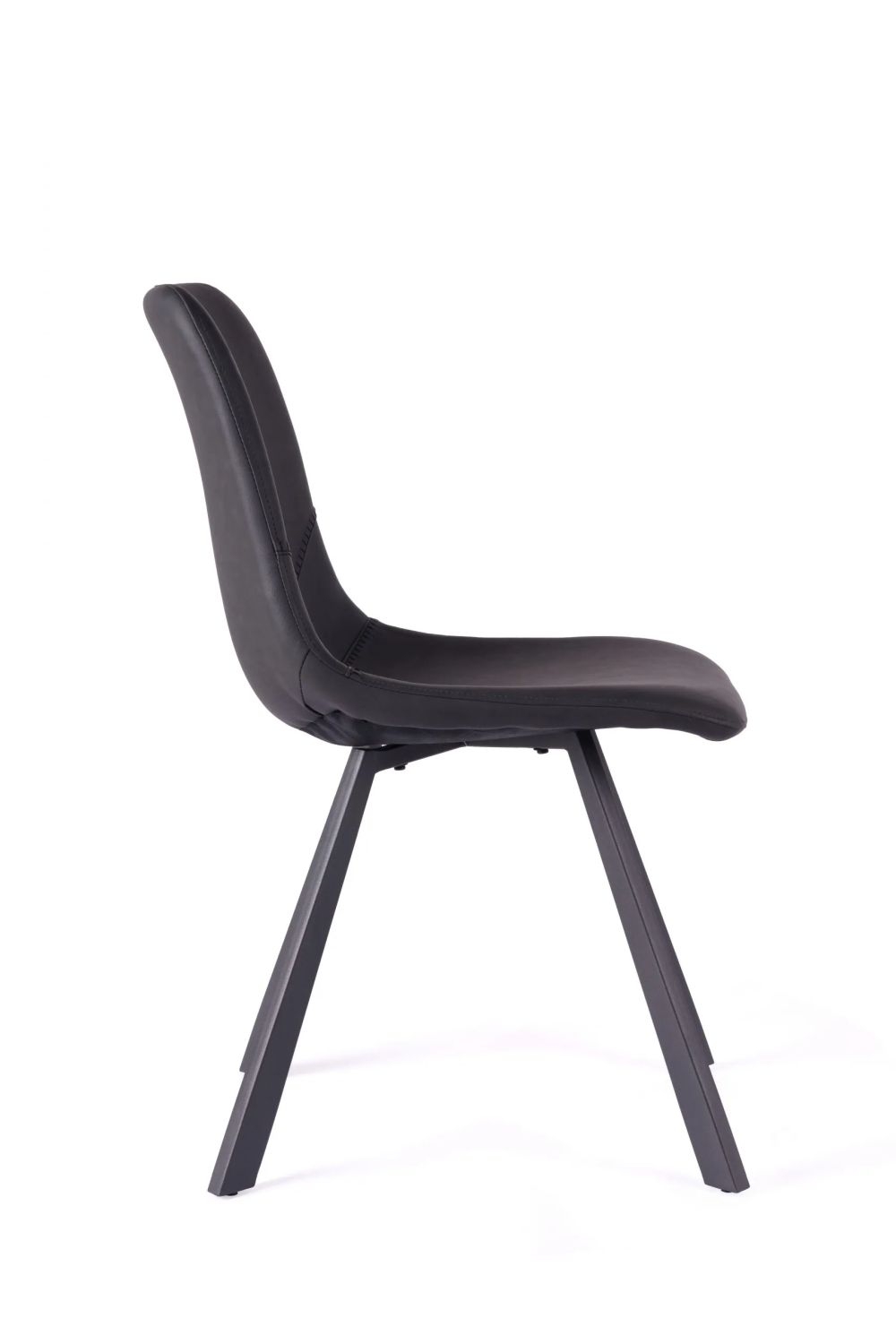 Product photograph of 4 X Ryan Vintage Black Pu Dining Chair from Choice Furniture Superstore.